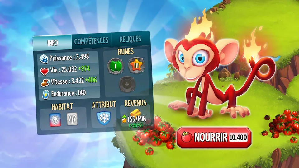 Capture officielle de Monster Legends sur Google Play