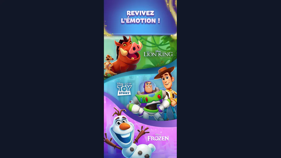 Capture officielle de Disney Solitaire sur App Store